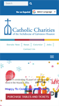 Mobile Screenshot of catholiccharities.org